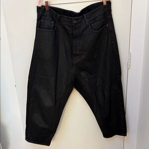 Rick Owen’s Darkshadow Astaire Waxed Jeans